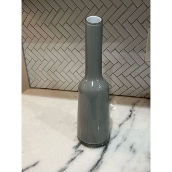 Villeroy&Boch Tall  Nek Bottle GlassVase in the Pure Stone Colourway - Picture 1 of 6